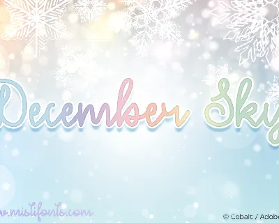 December Sky Font