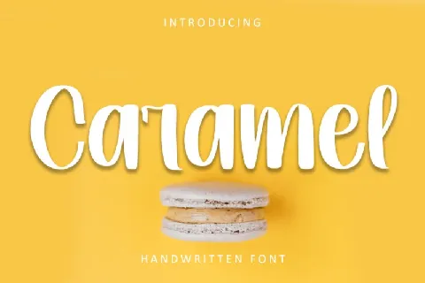 Caramel font