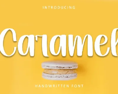 Caramel font