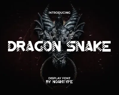 Dragon Snake font