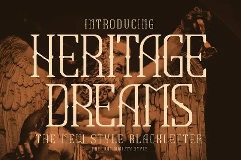 HERITAGE DREAMS Display font