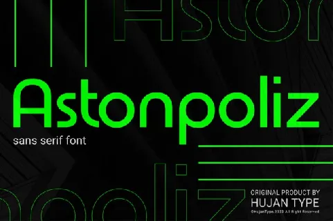 Astonpoliz Sans Serif font