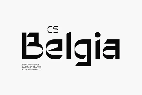 CS Belgia font