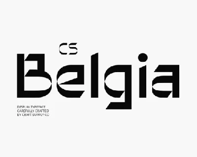 CS Belgia font
