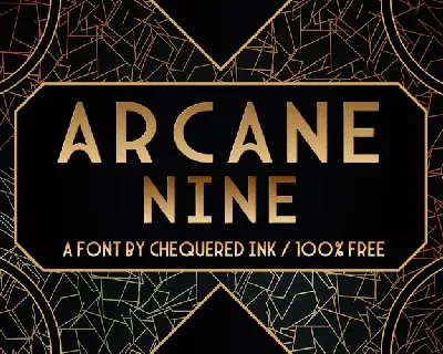 Arcane Nine font