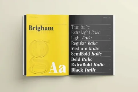 Brigham font