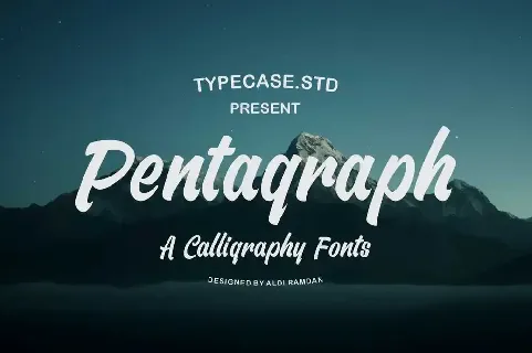 Pentagraph font