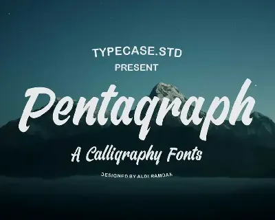 Pentagraph font