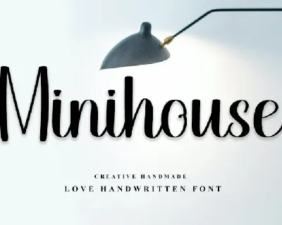 Minihouse font