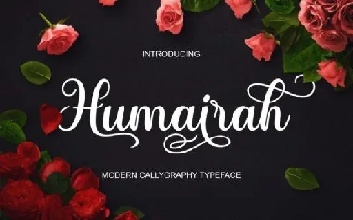 Humairah Calligraphy font