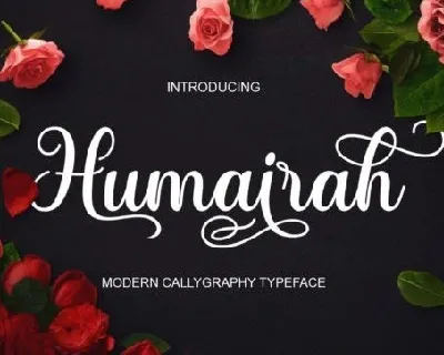 Humairah Calligraphy font