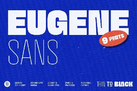 Eugene Sans Family font