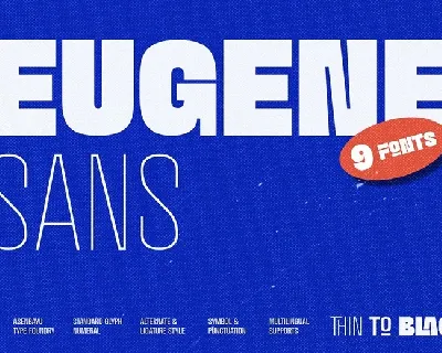 Eugene Sans Family font