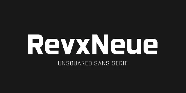 Revx Neue font