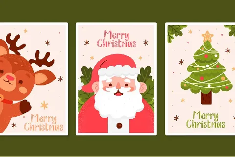 Christmas Leaf font