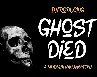 Ghost Died font