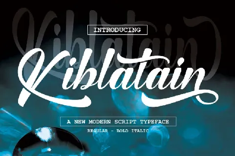 Kiblatain font