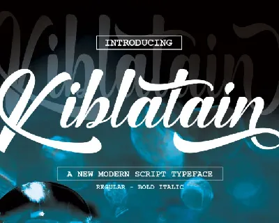 Kiblatain font