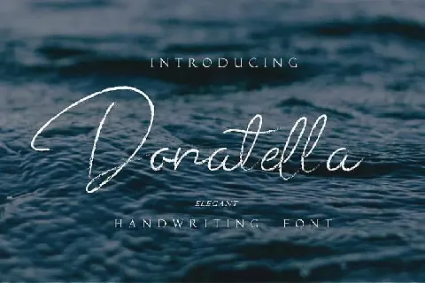 Donatella Handwritten font