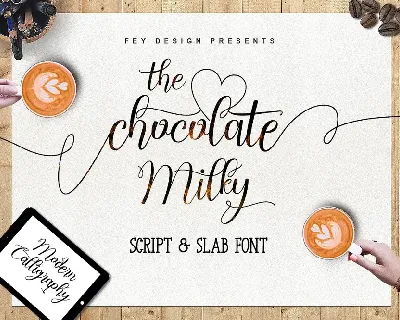 Chocolate Milky Script font