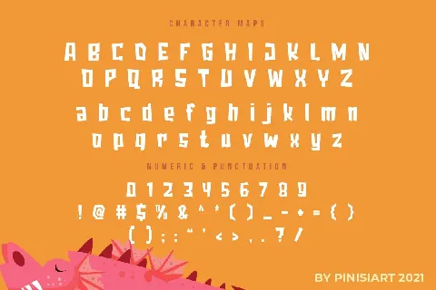 Jagged World font