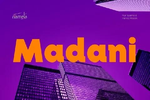 Madani Family font