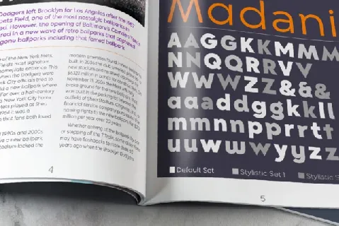 Madani Family font