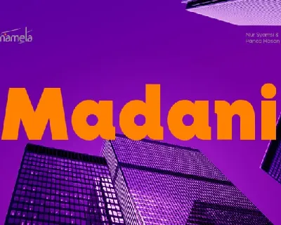 Madani Family font