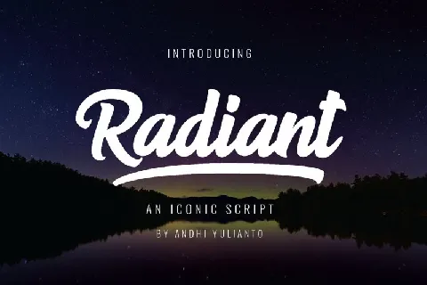 Radiant Bold Script font