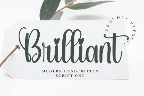 Brilliant Calligraphy Typeface font