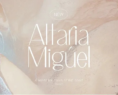 Altaria Miguel font