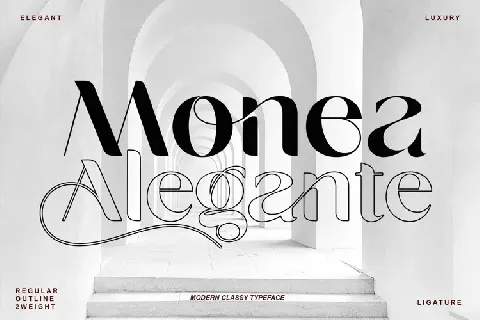 Monea Alegante font