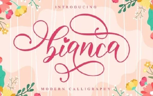 Bianca Calligraphy font