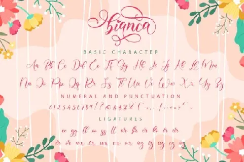 Bianca Calligraphy font