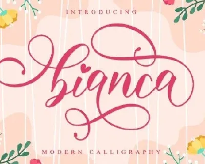 Bianca Calligraphy font