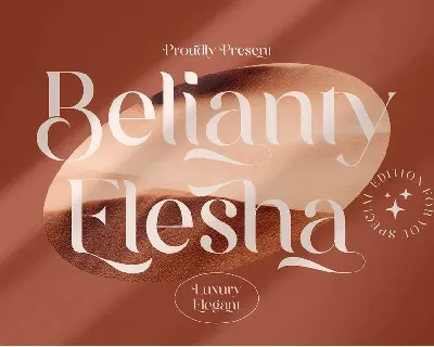 Belianty Elesha font