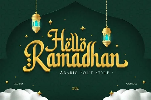 Hello Ramadhan font