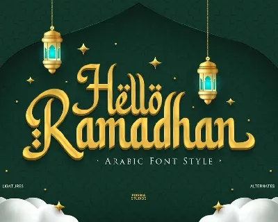 Hello Ramadhan font