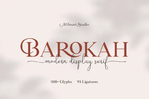 Barokah Duo font