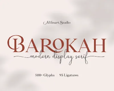 Barokah Duo font