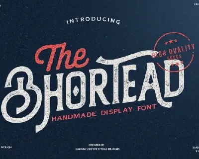 The Bhortead Display font