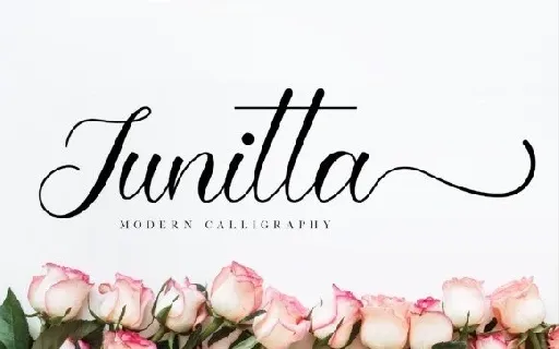 Junitta Calligraphy font