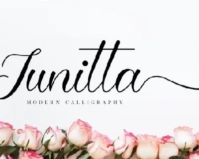 Junitta Calligraphy font