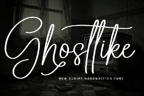 Ghostlike Script font