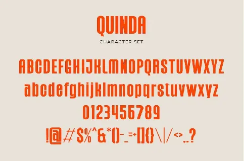 Quinda font