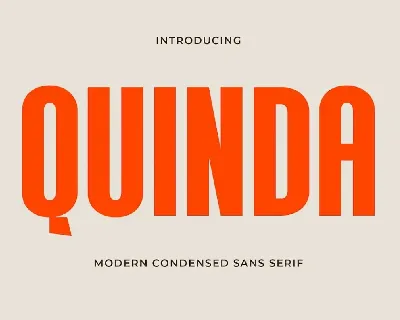 Quinda font