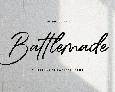 Battlemade font