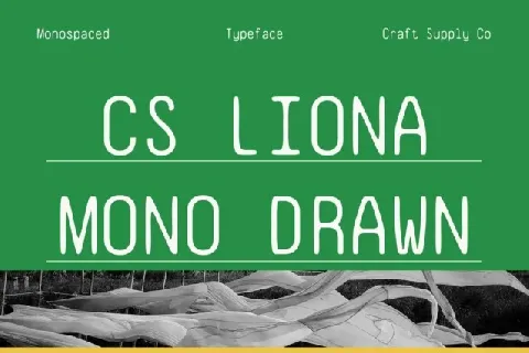 CS Liona Mono Drawn font