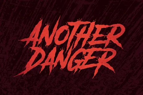 Another Danger Free font