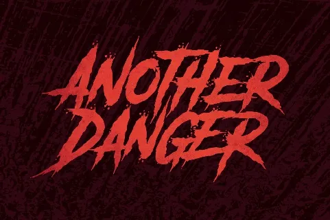 Another Danger Free font
